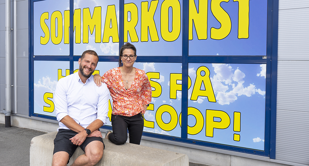 Projektledarna för Sommarkonst blev Mattias Frykholm och Christine Holm.