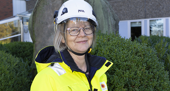 Margareta Sandström, miljöchef Stora Enso, Skoghalls bruk.
