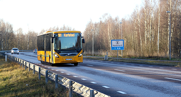 På väg mot Karlstad.