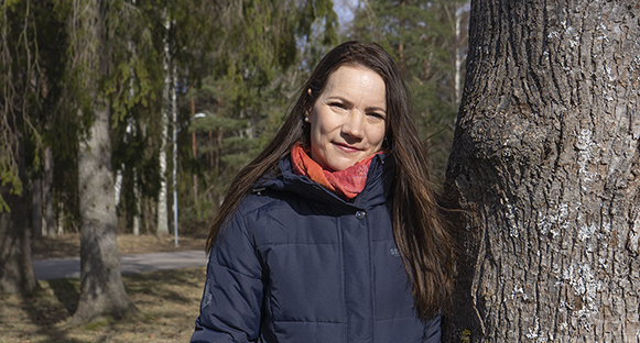 Therese Weng som driver Familjehjälpen Hammarö.