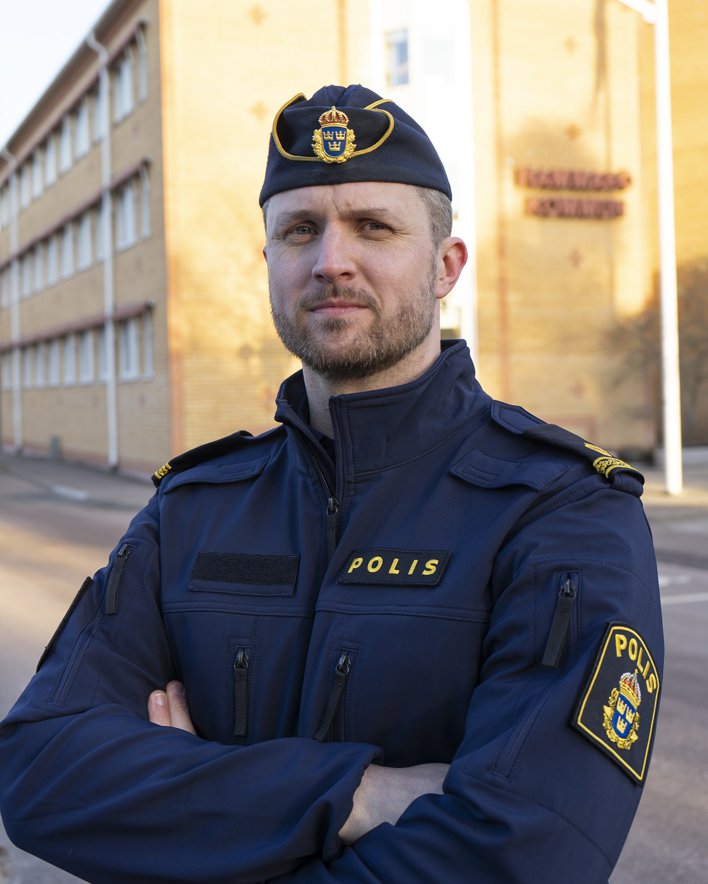 Vår alldeles egna poliskompis Anders.