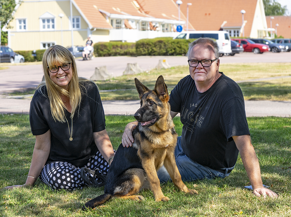 Katarina, Magnus och Nikki.