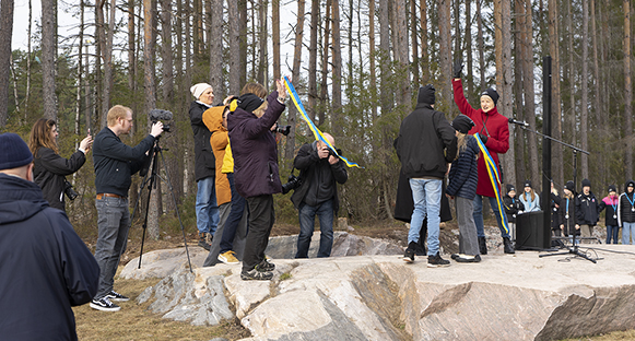 Stort pådrag när Hammarlundens nya F-6 skola invigdes.