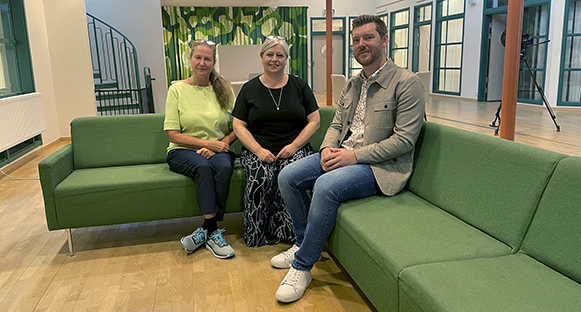 Susanne Ericsson, Helene Vendel och Marcus Svensson är de som kommer jobba i Hammarö Lärcenter.