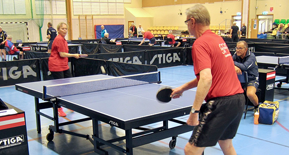 Förbundsmästerskapen i pingis spelades på Hammarö i början av maj.