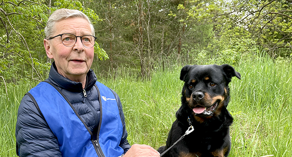 Leif Andersson och Enya.