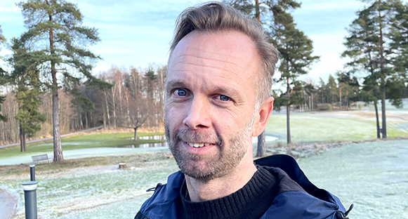 Hammarö golfklubbs PRO Birger Kjellstedt.