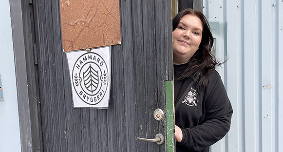 Isabella Lönnemalm på Hammarö Bryggeri.