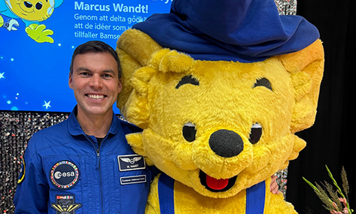 Astronauten Marcus Wandt på nya äventyr.